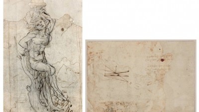 레오나르도 다빈치(Léonard de Vinci)의 새 작품 : 희귀 드로잉 발견 (2016년)