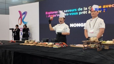 2024 파리 코리아 엑스포 - 이용경 셰프 , 농심 라면 끓이기 시연