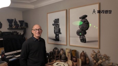 [화가 아틀리에 탐방] 시선이 머무는 곳, 수직과 수평의 세계, 정창기 작가